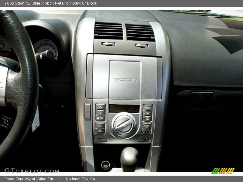 Blue Ribbon Metallic / Dark Charcoal 2009 Scion tC