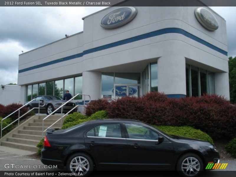 Tuxedo Black Metallic / Charcoal Black 2012 Ford Fusion SEL