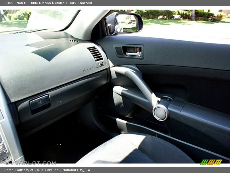 Blue Ribbon Metallic / Dark Charcoal 2009 Scion tC