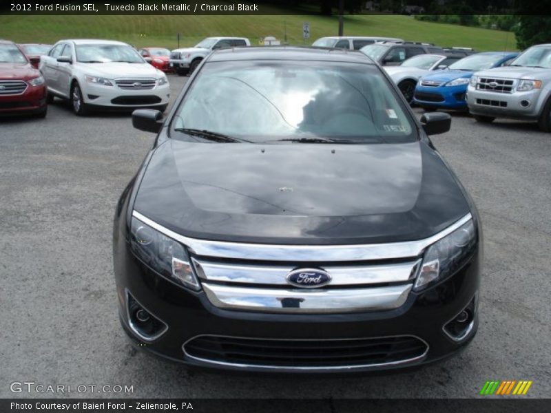 Tuxedo Black Metallic / Charcoal Black 2012 Ford Fusion SEL