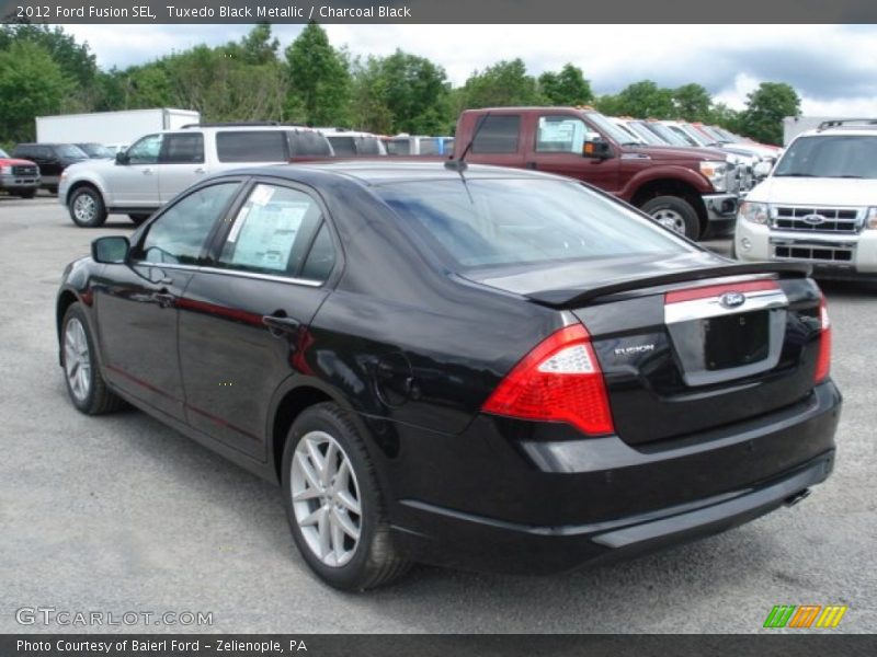 Tuxedo Black Metallic / Charcoal Black 2012 Ford Fusion SEL