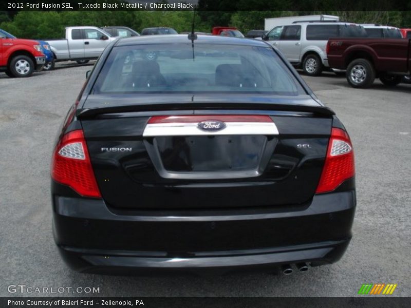 Tuxedo Black Metallic / Charcoal Black 2012 Ford Fusion SEL