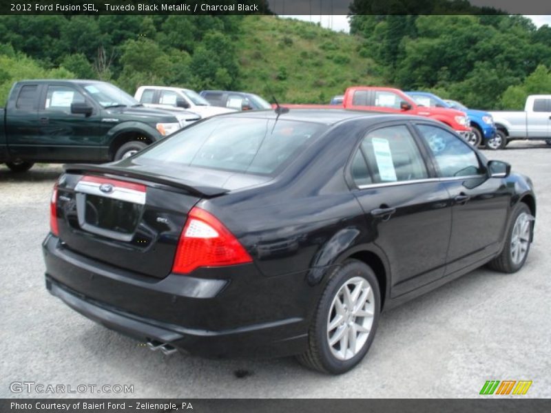 Tuxedo Black Metallic / Charcoal Black 2012 Ford Fusion SEL