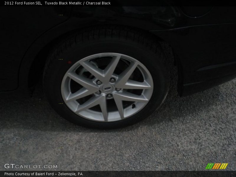 Tuxedo Black Metallic / Charcoal Black 2012 Ford Fusion SEL