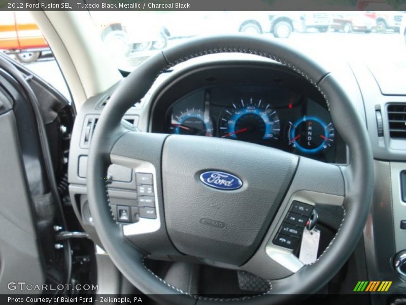 Tuxedo Black Metallic / Charcoal Black 2012 Ford Fusion SEL