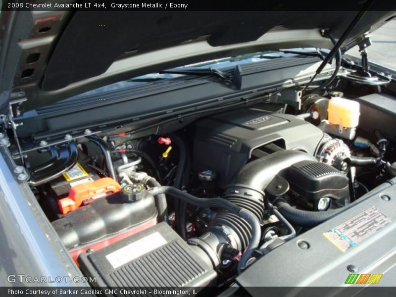 Graystone Metallic / Ebony 2008 Chevrolet Avalanche LT 4x4