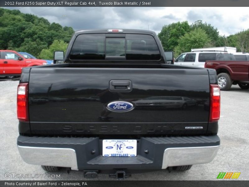 Tuxedo Black Metallic / Steel 2012 Ford F250 Super Duty XLT Regular Cab 4x4