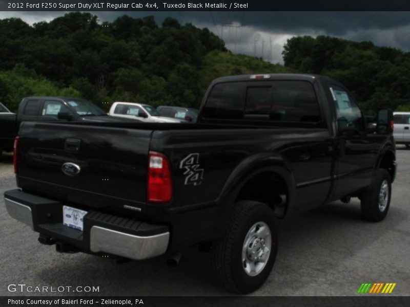 Tuxedo Black Metallic / Steel 2012 Ford F250 Super Duty XLT Regular Cab 4x4