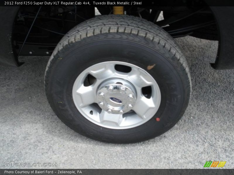Tuxedo Black Metallic / Steel 2012 Ford F250 Super Duty XLT Regular Cab 4x4