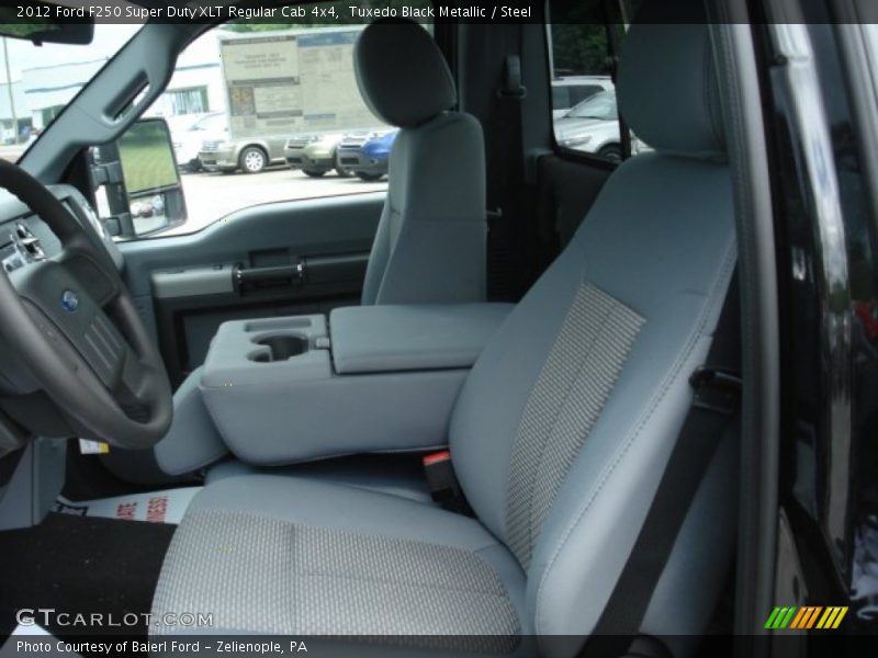Tuxedo Black Metallic / Steel 2012 Ford F250 Super Duty XLT Regular Cab 4x4
