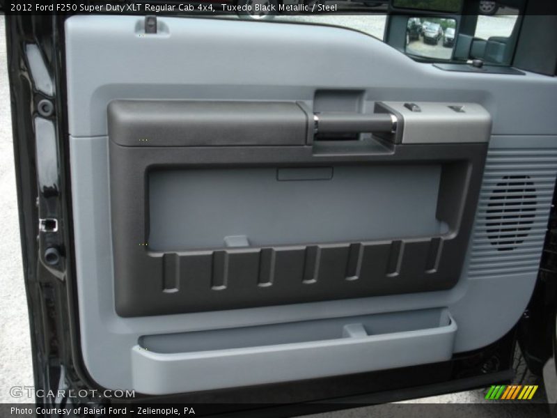 Tuxedo Black Metallic / Steel 2012 Ford F250 Super Duty XLT Regular Cab 4x4