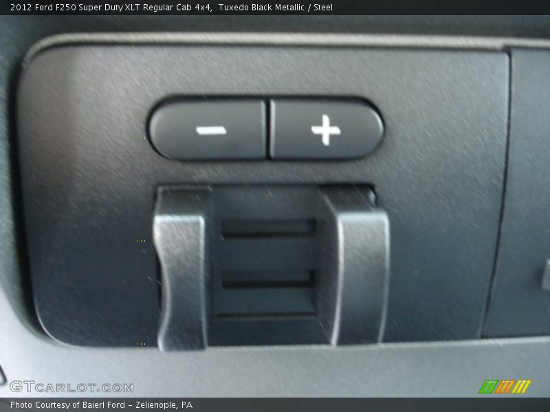 Tuxedo Black Metallic / Steel 2012 Ford F250 Super Duty XLT Regular Cab 4x4