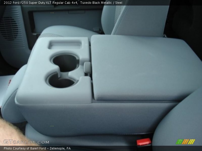 Tuxedo Black Metallic / Steel 2012 Ford F250 Super Duty XLT Regular Cab 4x4