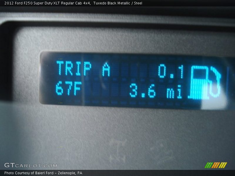 Tuxedo Black Metallic / Steel 2012 Ford F250 Super Duty XLT Regular Cab 4x4