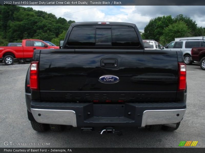 Tuxedo Black / Black 2012 Ford F450 Super Duty Lariat Crew Cab 4x4 Dually