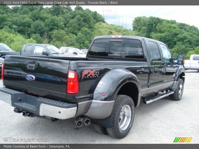  2012 F450 Super Duty Lariat Crew Cab 4x4 Dually Tuxedo Black