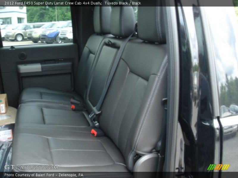 Tuxedo Black / Black 2012 Ford F450 Super Duty Lariat Crew Cab 4x4 Dually