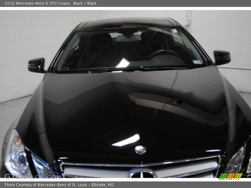 Black / Black 2010 Mercedes-Benz E 350 Coupe