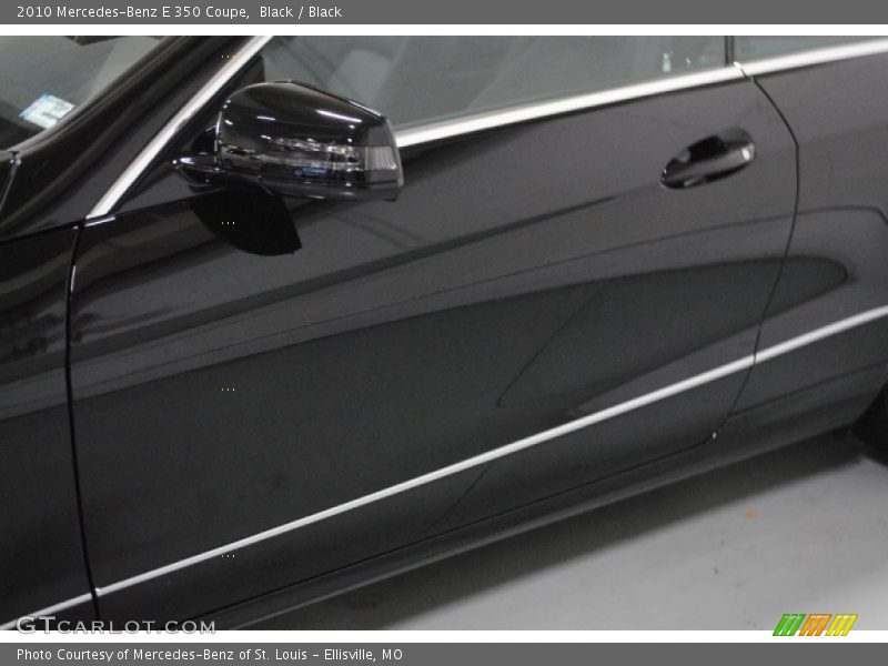 Black / Black 2010 Mercedes-Benz E 350 Coupe