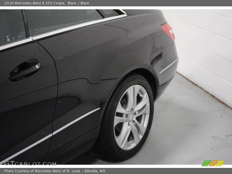 Black / Black 2010 Mercedes-Benz E 350 Coupe