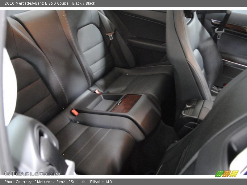 Black / Black 2010 Mercedes-Benz E 350 Coupe