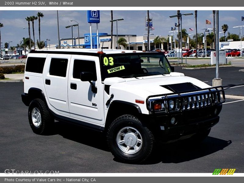  2003 H2 SUV White