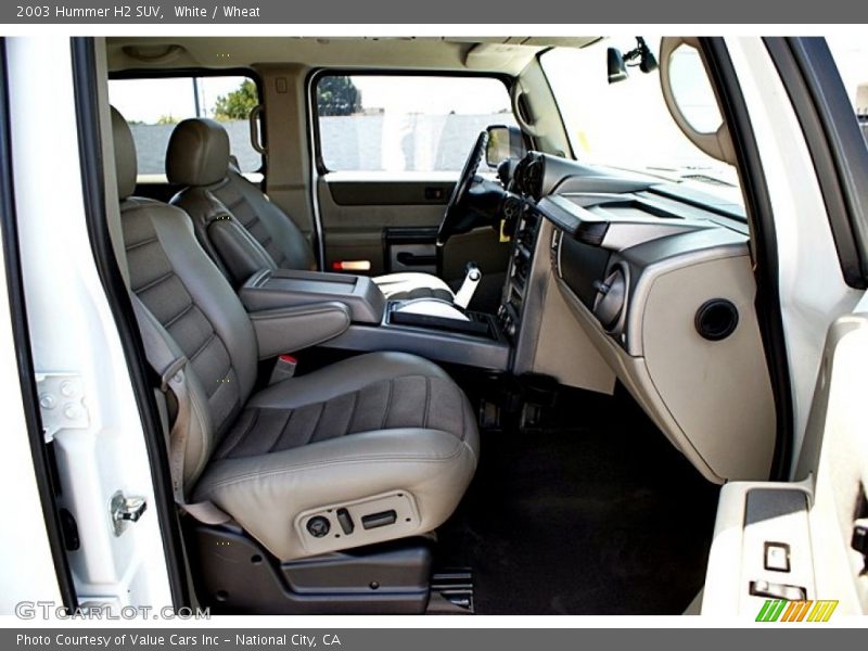 White / Wheat 2003 Hummer H2 SUV