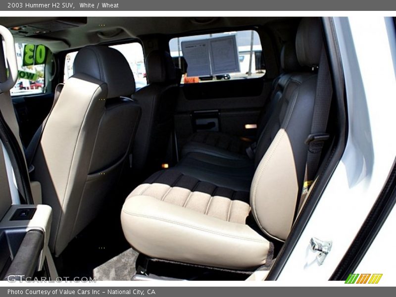 White / Wheat 2003 Hummer H2 SUV