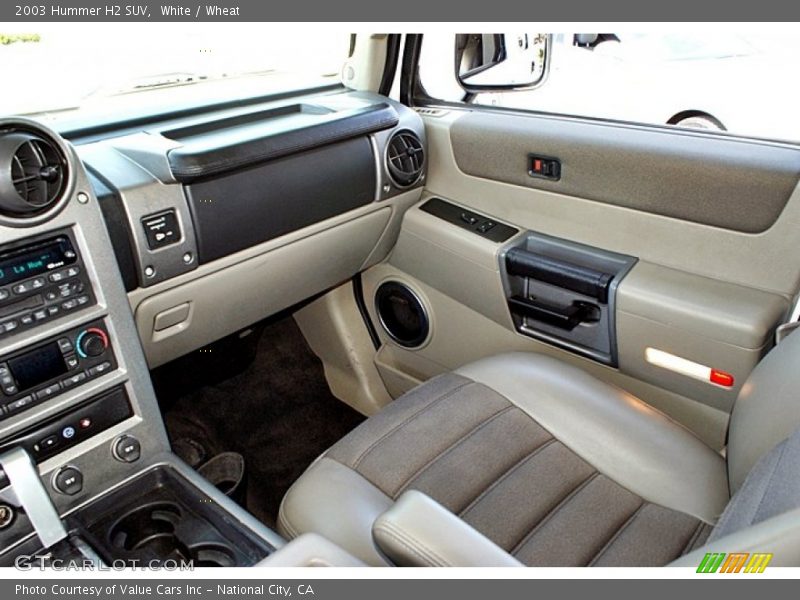 White / Wheat 2003 Hummer H2 SUV