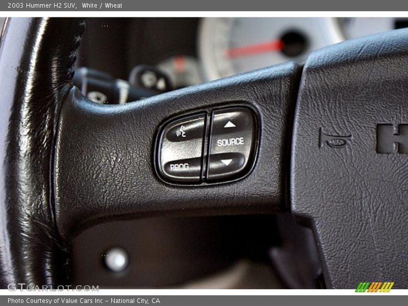 Controls of 2003 H2 SUV