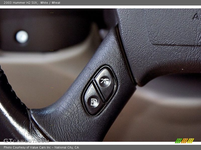 Controls of 2003 H2 SUV