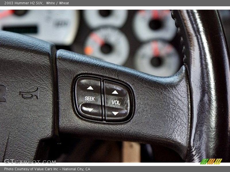 Controls of 2003 H2 SUV