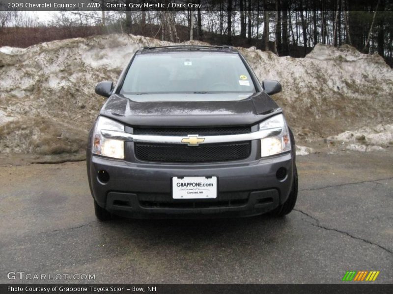 Granite Gray Metallic / Dark Gray 2008 Chevrolet Equinox LT AWD