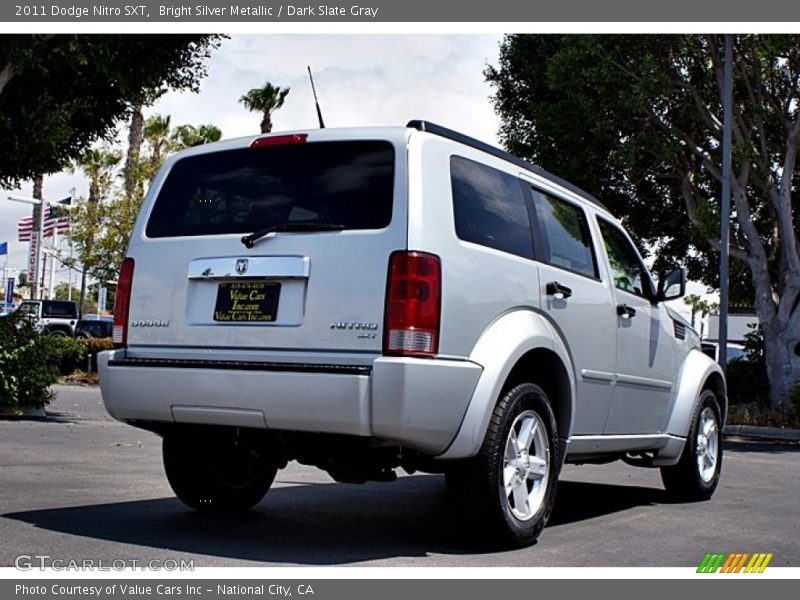 Bright Silver Metallic / Dark Slate Gray 2011 Dodge Nitro SXT