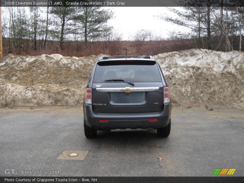 Granite Gray Metallic / Dark Gray 2008 Chevrolet Equinox LT AWD