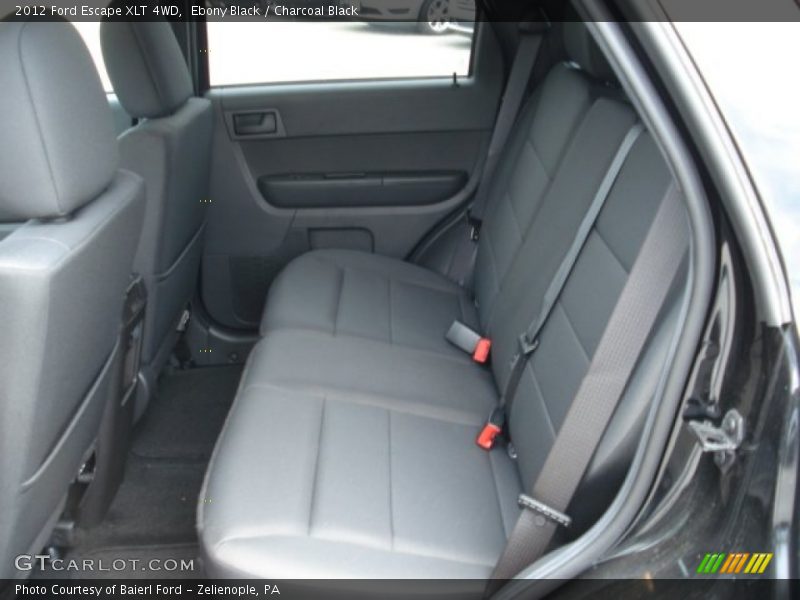 Ebony Black / Charcoal Black 2012 Ford Escape XLT 4WD