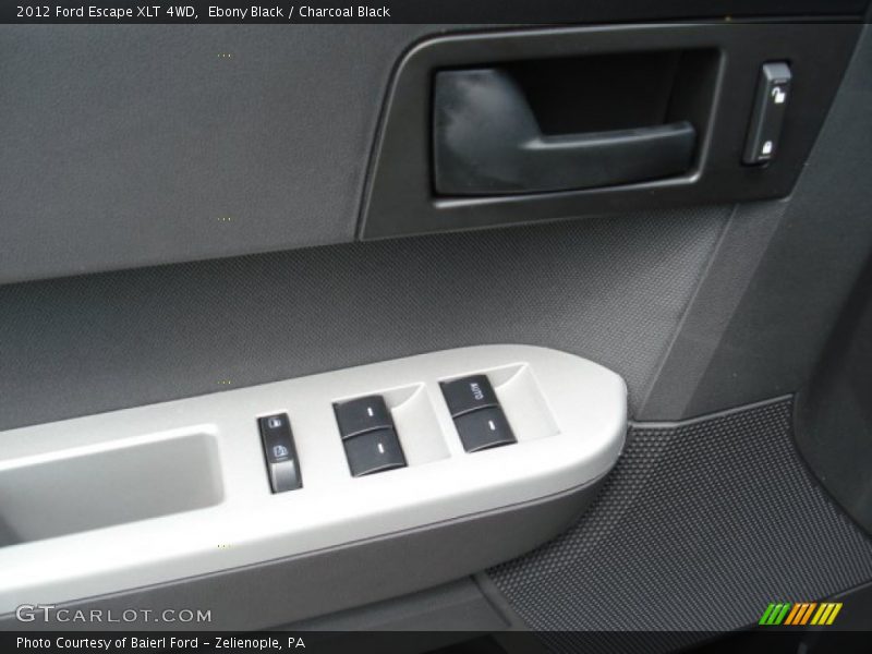 Ebony Black / Charcoal Black 2012 Ford Escape XLT 4WD