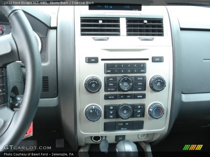Ebony Black / Charcoal Black 2012 Ford Escape XLT 4WD