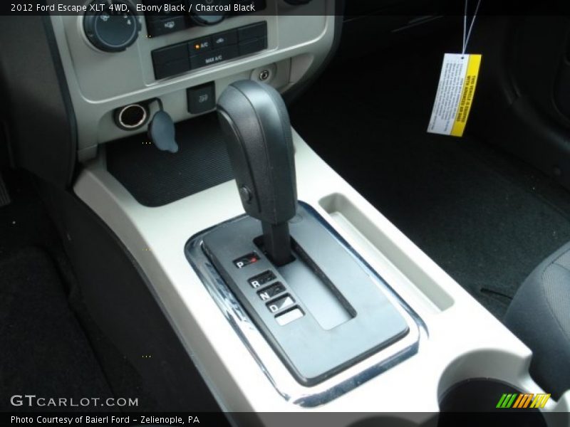 Ebony Black / Charcoal Black 2012 Ford Escape XLT 4WD