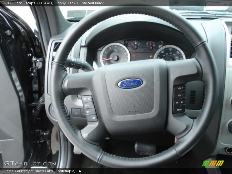 Ebony Black / Charcoal Black 2012 Ford Escape XLT 4WD