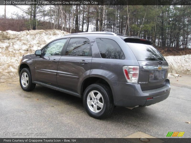 Granite Gray Metallic / Dark Gray 2008 Chevrolet Equinox LT AWD