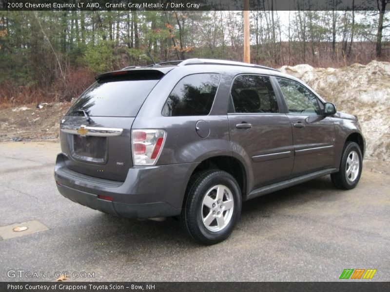 Granite Gray Metallic / Dark Gray 2008 Chevrolet Equinox LT AWD