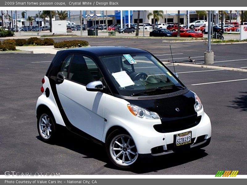 Front 3/4 View of 2009 fortwo passion coupe
