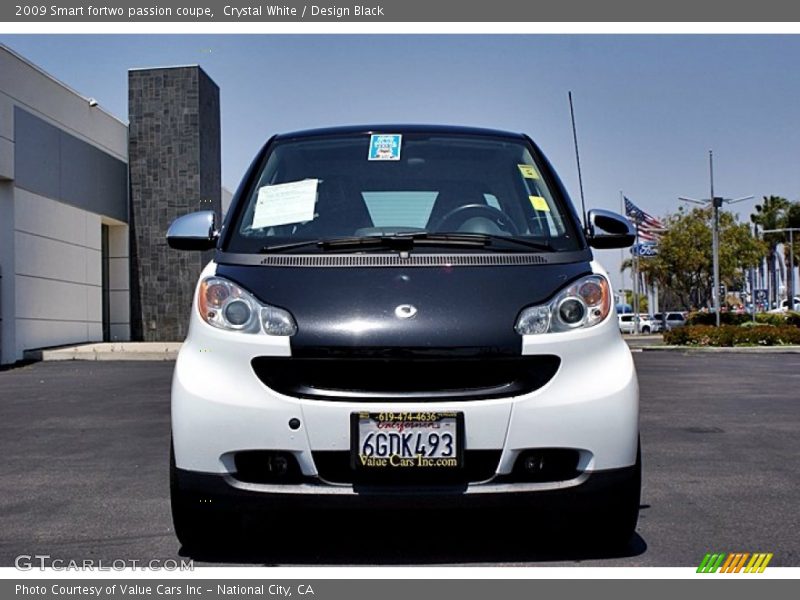 Crystal White / Design Black 2009 Smart fortwo passion coupe