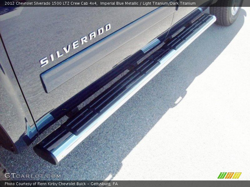 Imperial Blue Metallic / Light Titanium/Dark Titanium 2012 Chevrolet Silverado 1500 LTZ Crew Cab 4x4