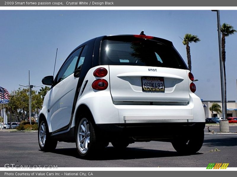 Crystal White / Design Black 2009 Smart fortwo passion coupe