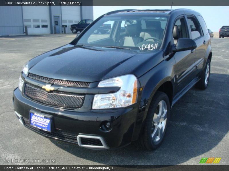 Black / Ebony 2008 Chevrolet Equinox Sport