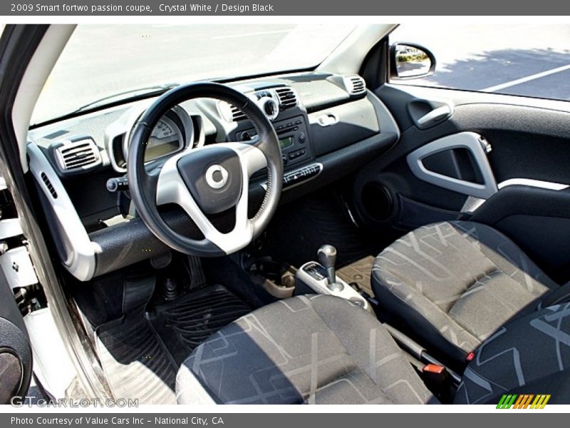  2009 fortwo passion coupe Design Black Interior