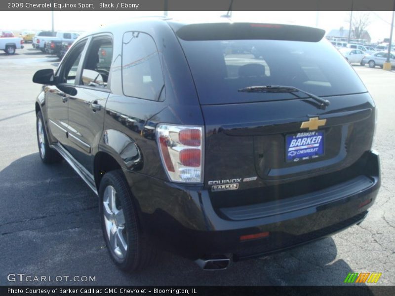 Black / Ebony 2008 Chevrolet Equinox Sport
