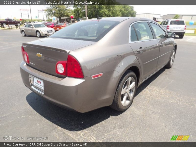 Mocha Steel Metallic / Cocoa/Cashmere 2011 Chevrolet Malibu LT